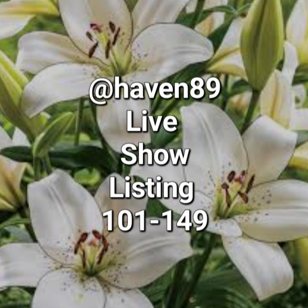 101-149 Live Show Listing